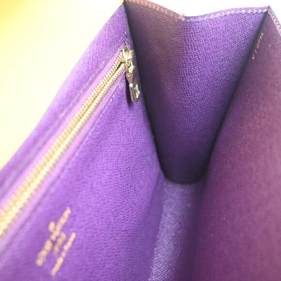 LOUIS VUITTON LV Logo Art Deco Clutch Hand Bag Epi Leather Yellow M52639 05YH583 - Picture 10 of 15